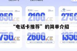 “电话卡推荐”的简单介绍