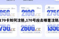 170卡如何注销,170号段去哪里注销。