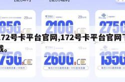 172号卡平台官网,172号卡平台官网下载。