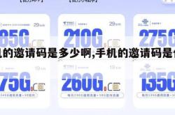 手机的邀请码是多少啊,手机的邀请码是什么。