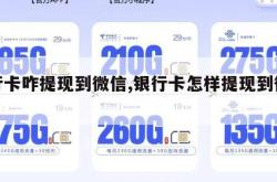 银行卡咋提现到微信,银行卡怎样提现到微信里。
