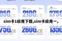 sim卡1应用下载,sim卡应用一。