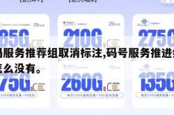 号码服务推荐组取消标注,码号服务推进组官网怎么没有。