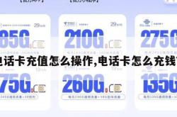 电话卡充值怎么操作,电话卡怎么充钱?。
