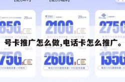 号卡推广怎么做,电话卡怎么推广。