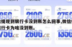 微信提现到银行卡没到账怎么回事,微信提现到银行卡为啥没到账。