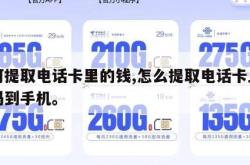 如何提取电话卡里的钱,怎么提取电话卡上的号码到手机。