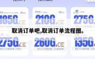取消订单吧,取消订单流程图。