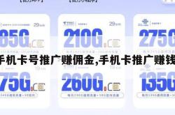 手机卡号推广赚佣金,手机卡推广赚钱。