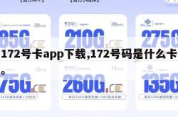 172号卡app下载,172号码是什么卡。