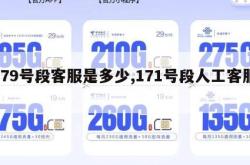 179号段客服是多少,171号段人工客服。
