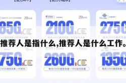 推荐人是指什么,推荐人是什么工作。