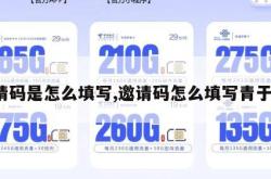 邀请码是怎么填写,邀请码怎么填写青于蓝。
